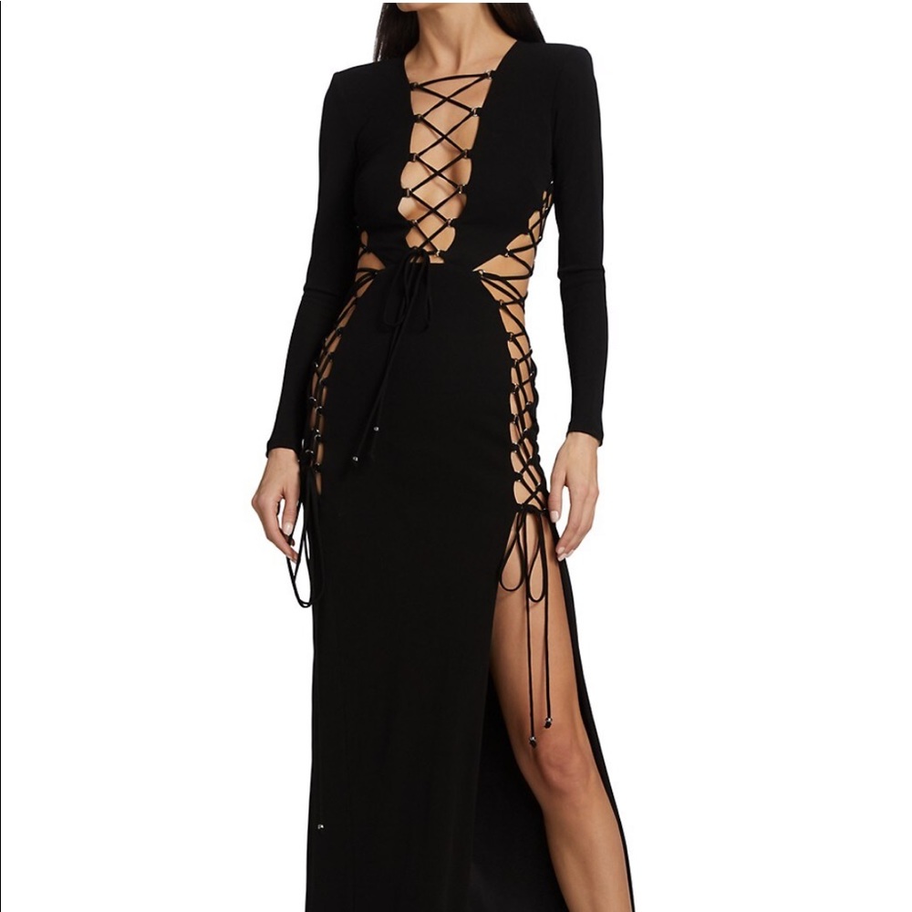 🎉New Black Backless Long Sleeve Sexy 2022 Summer Long Dress - Picture 14 of 15